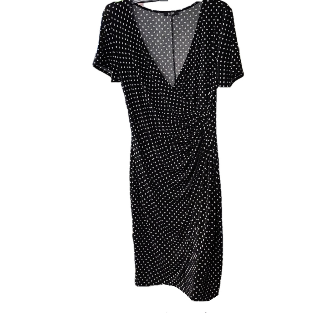 MSK POKA DOT DRESS